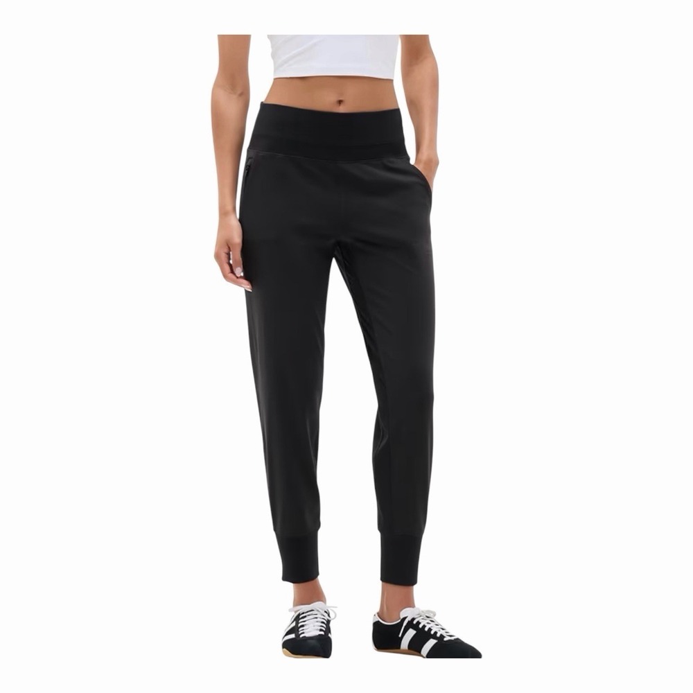 Athleta Venice Jogger Black Performance Pants Size Large L
